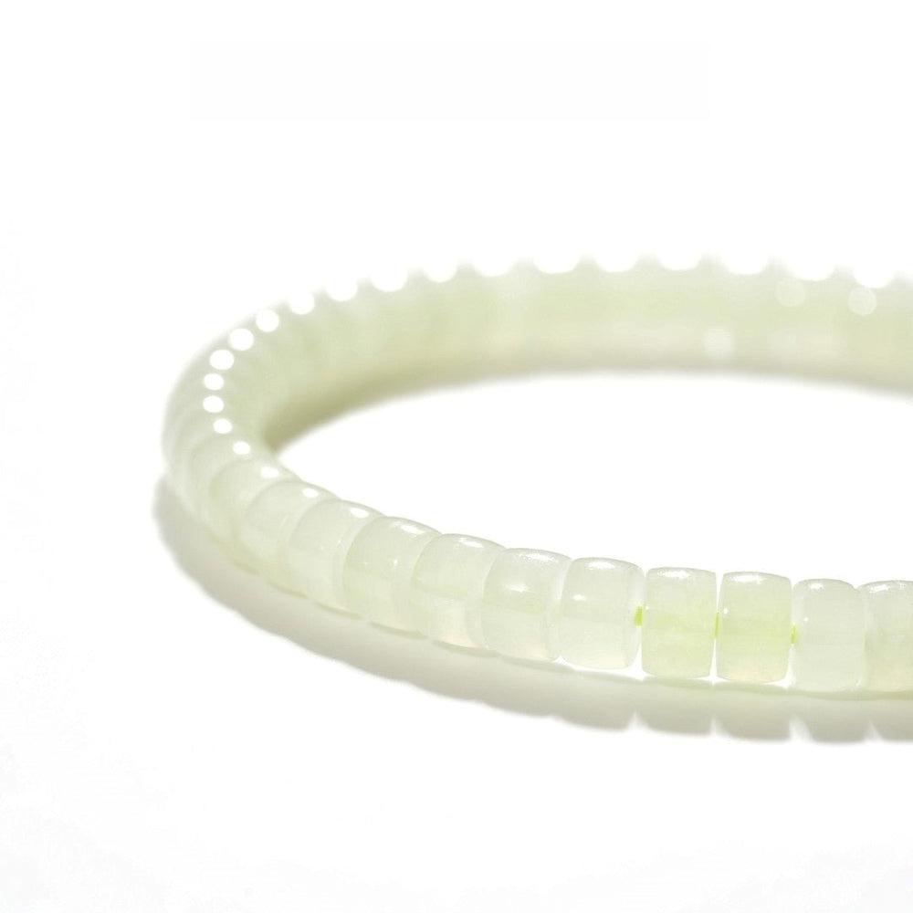 Hetian Yellow Jade Bracelet — 6mm Natural Gemstone | Good Fortune - view 3