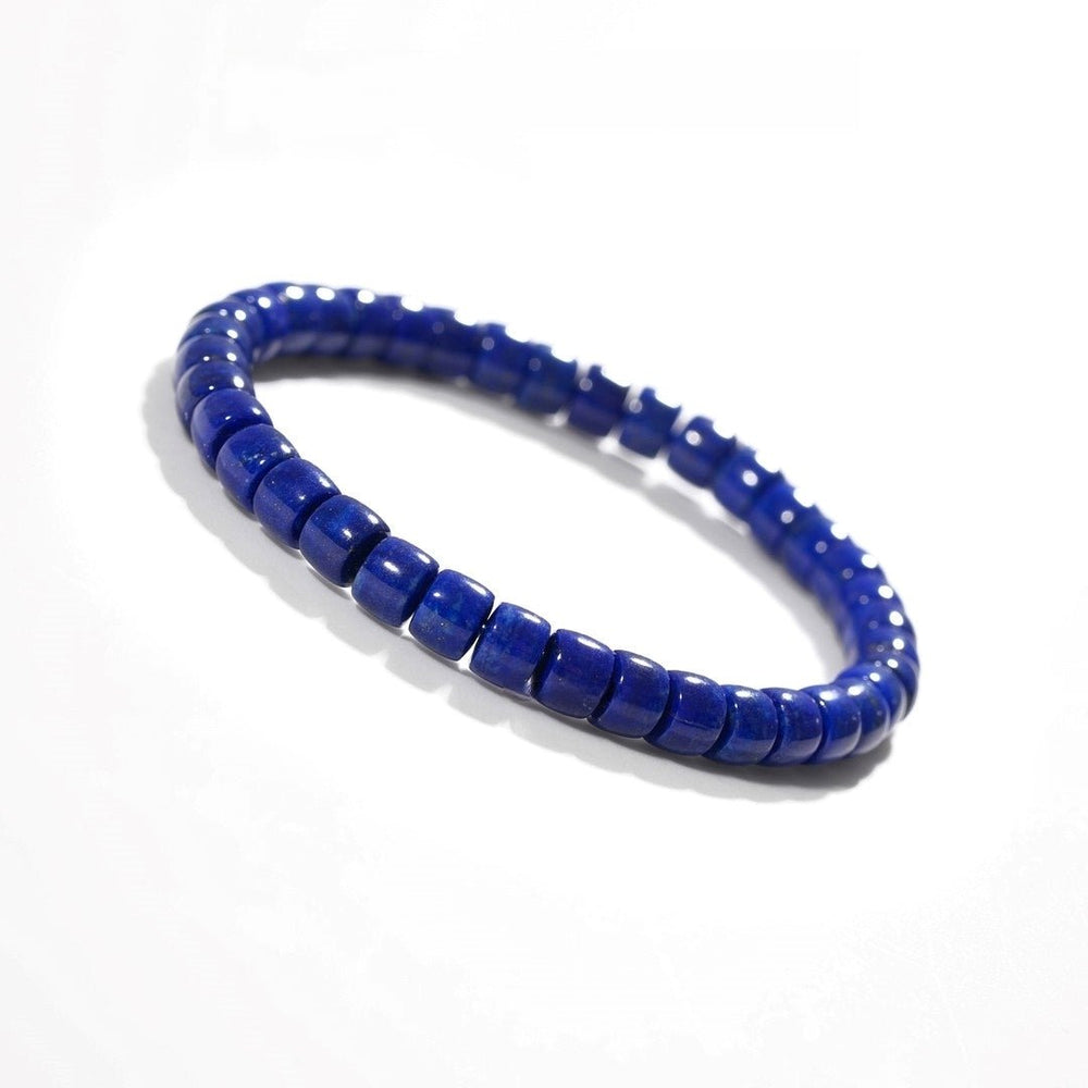 Lapis Lazuli Bracelet — 6mm Natural Gemstone | Support from the Universe - view 1