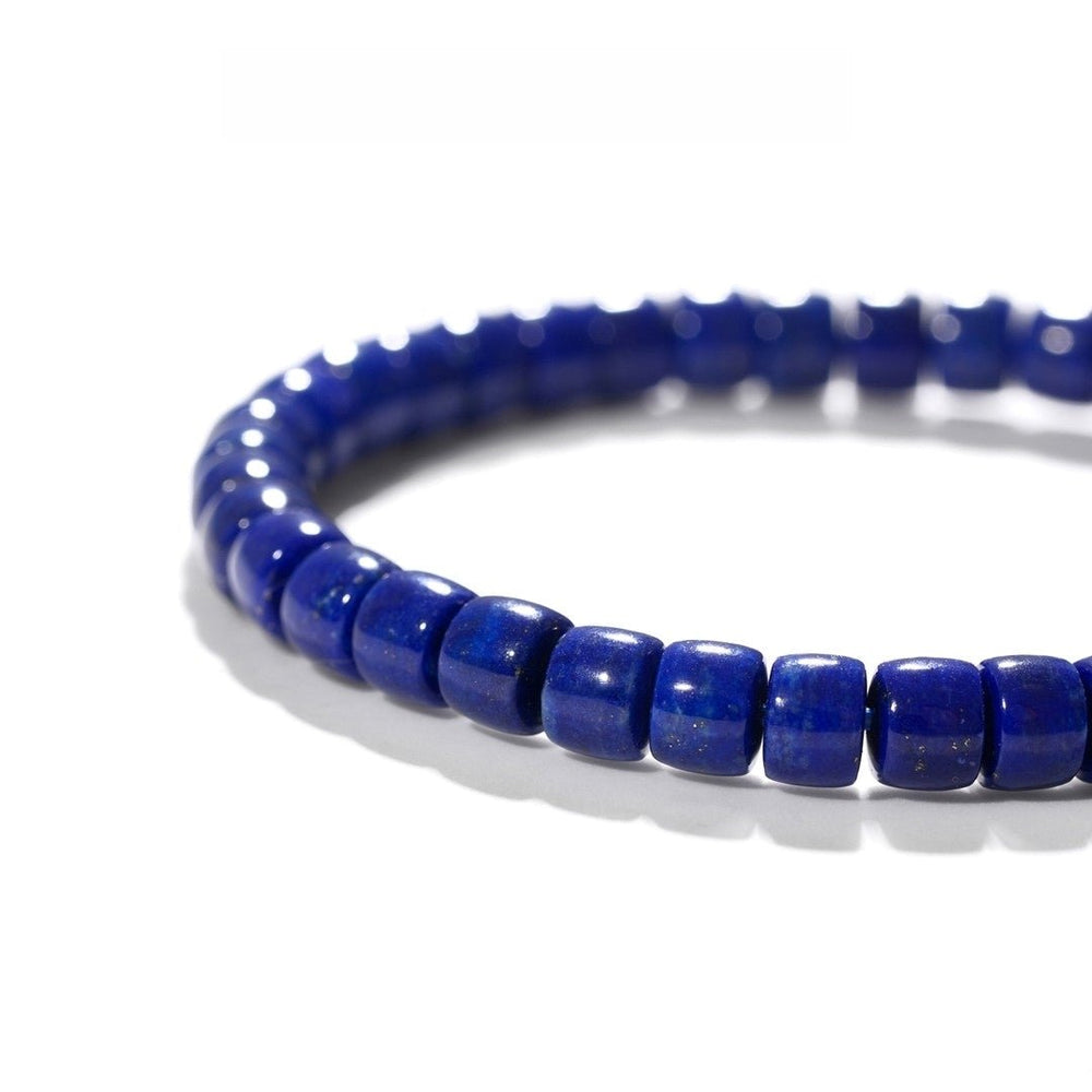 Lapis Lazuli Bracelet — 6mm Natural Gemstone | Support from the Universe - view 3