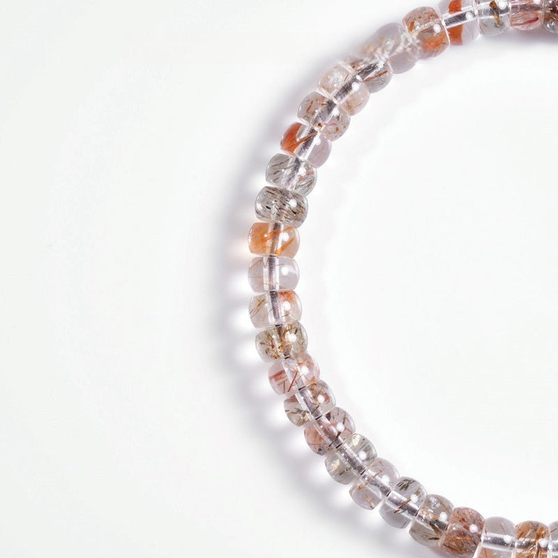 Buddhabelief Black Golden Quartz Bracelet | Radiant Clarity