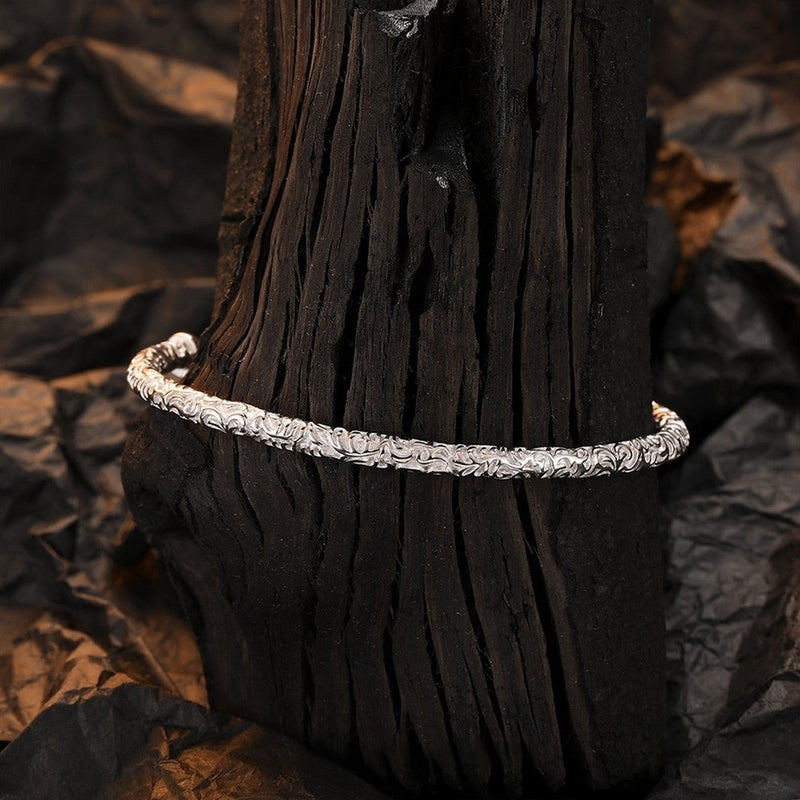 Original Sterling Silver “Ember” Bracelet for Positive Energy Shield - Buddhabelief