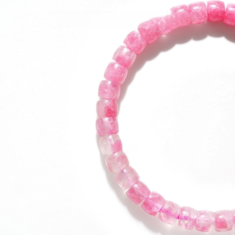 Rose Quartz Bracelet — 6mm Natural Gemstone | Shine Your Light - view 2