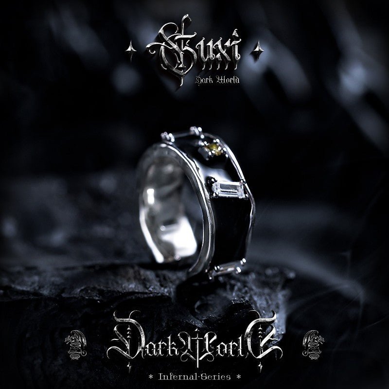Skull Ear Cuff 925 Silver No Piercing - Gold Skull Diamond Cartilage - view 2