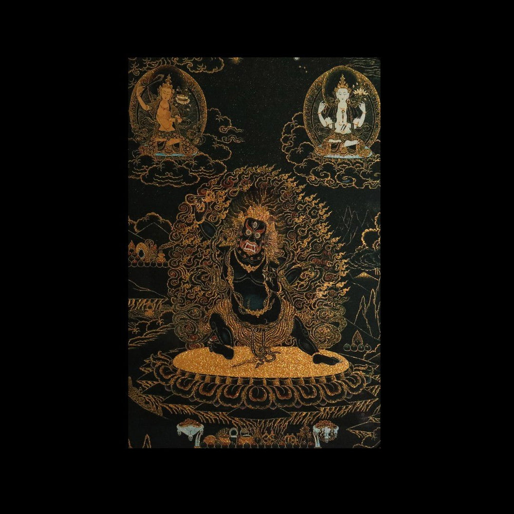 "The Conqueror" Yamantaka Silk Embroidery Thangka (Art for Inner Peace & Wisdom) — view 2