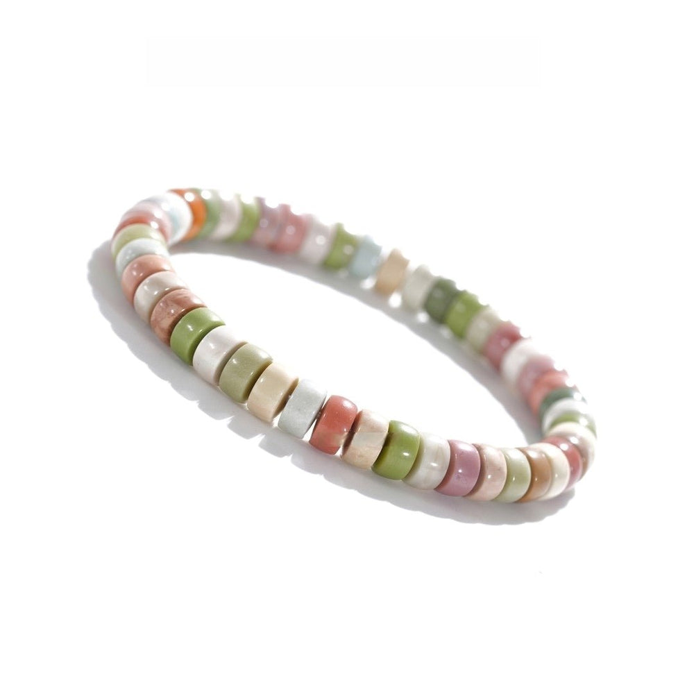 Tibetan Blessed Alashan Agate Bracelet for Positive Energy - view 1