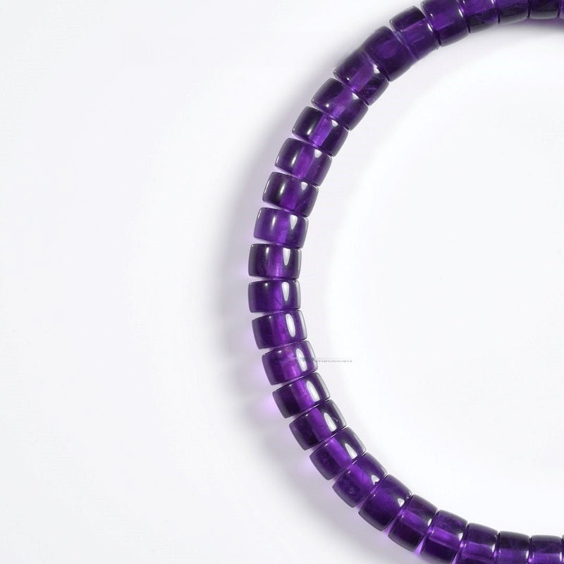 Tibetan Blessed Amethyst Bracelet for Financial Flow - Buddhabelief