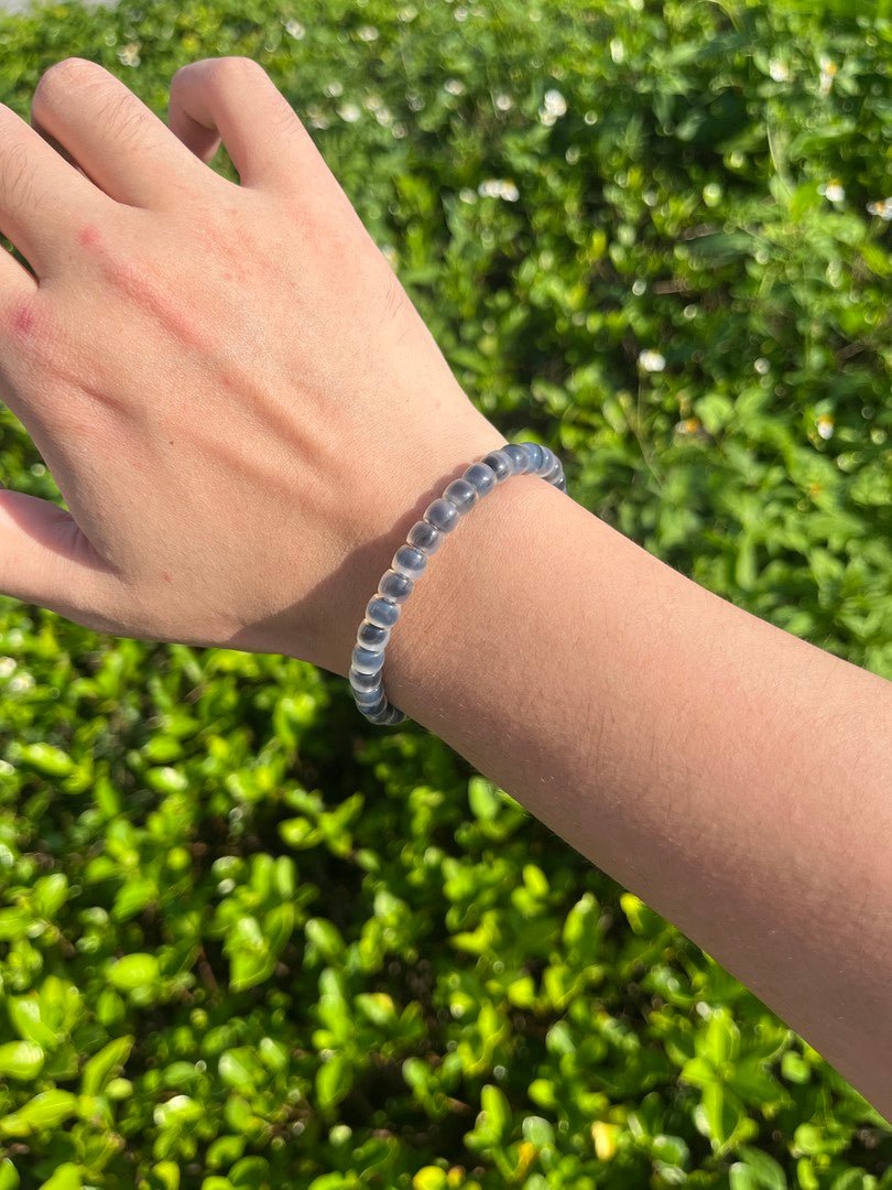 Tibetan Blessed Black Core Agate Bracelet for Purposeful Living - view 4