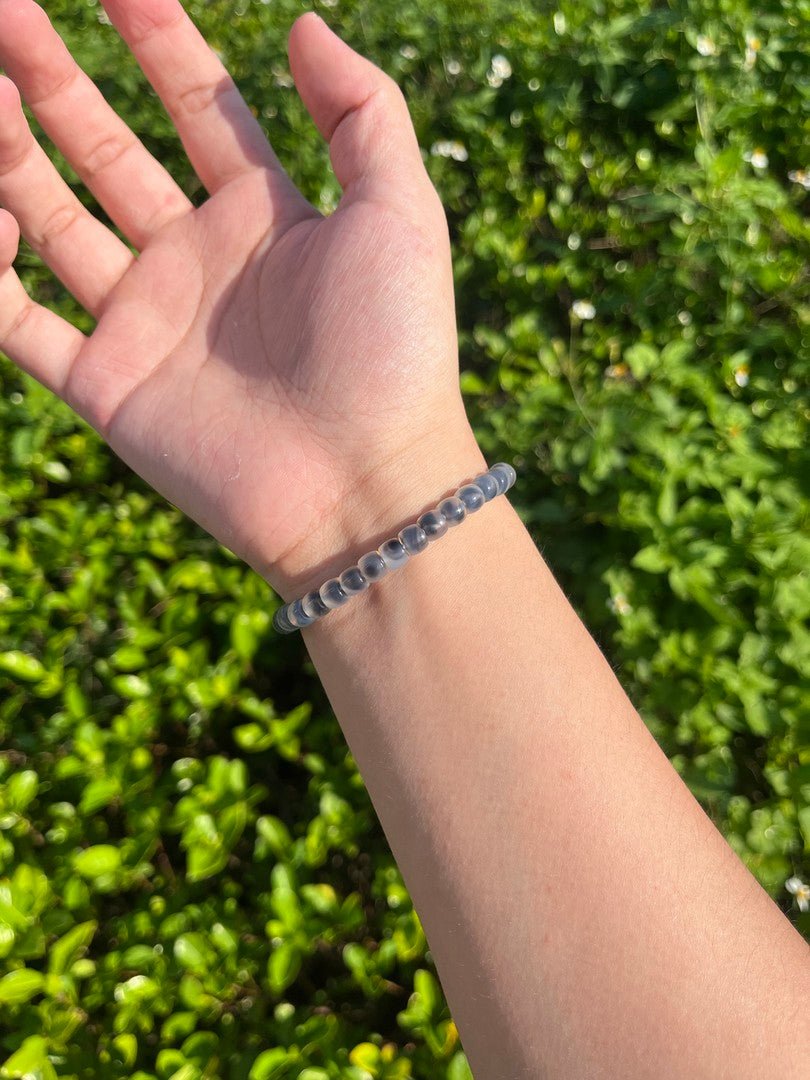 Tibetan Blessed Black Core Agate Bracelet for Purposeful Living - view 5