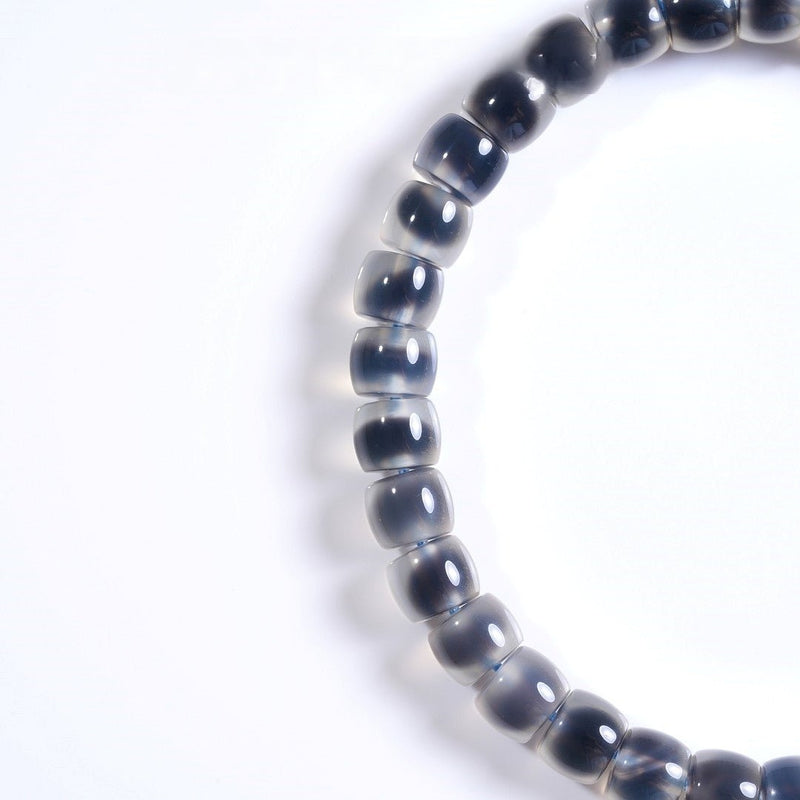 Tibetan Blessed Black Core Agate Bracelet for Purposeful Living - Buddhabelief