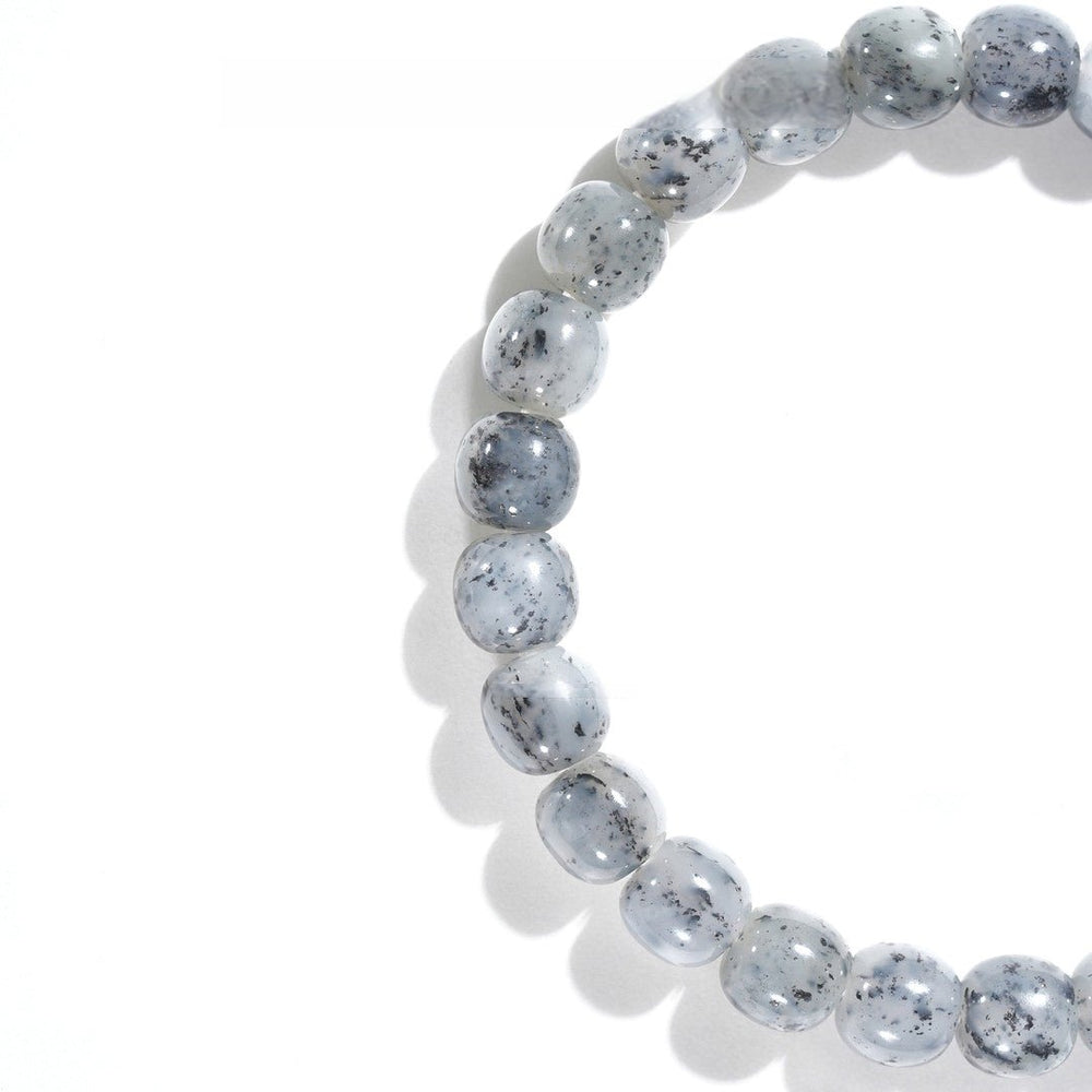 Tibetan Blessed Blue-Black Hetian Jade Bracelet for Abundance — view 2