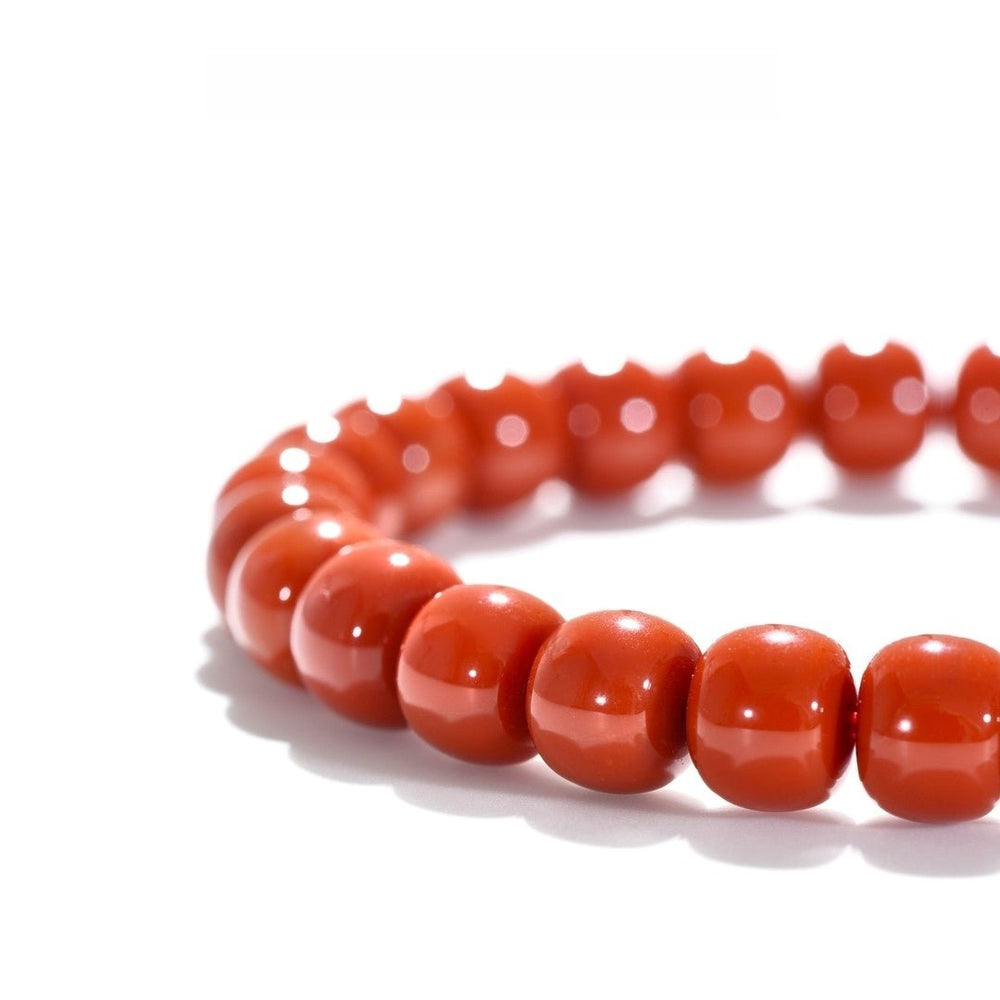 Tibetan Blessed Red Agate Bracelet for Energy Protection — view 3