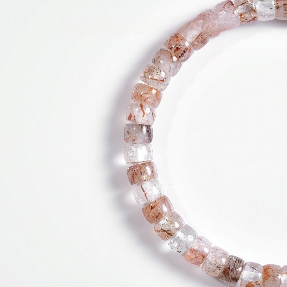 Tibetan Blessed Super Seven Crystal Bracelet for Emotional Healing - view 2