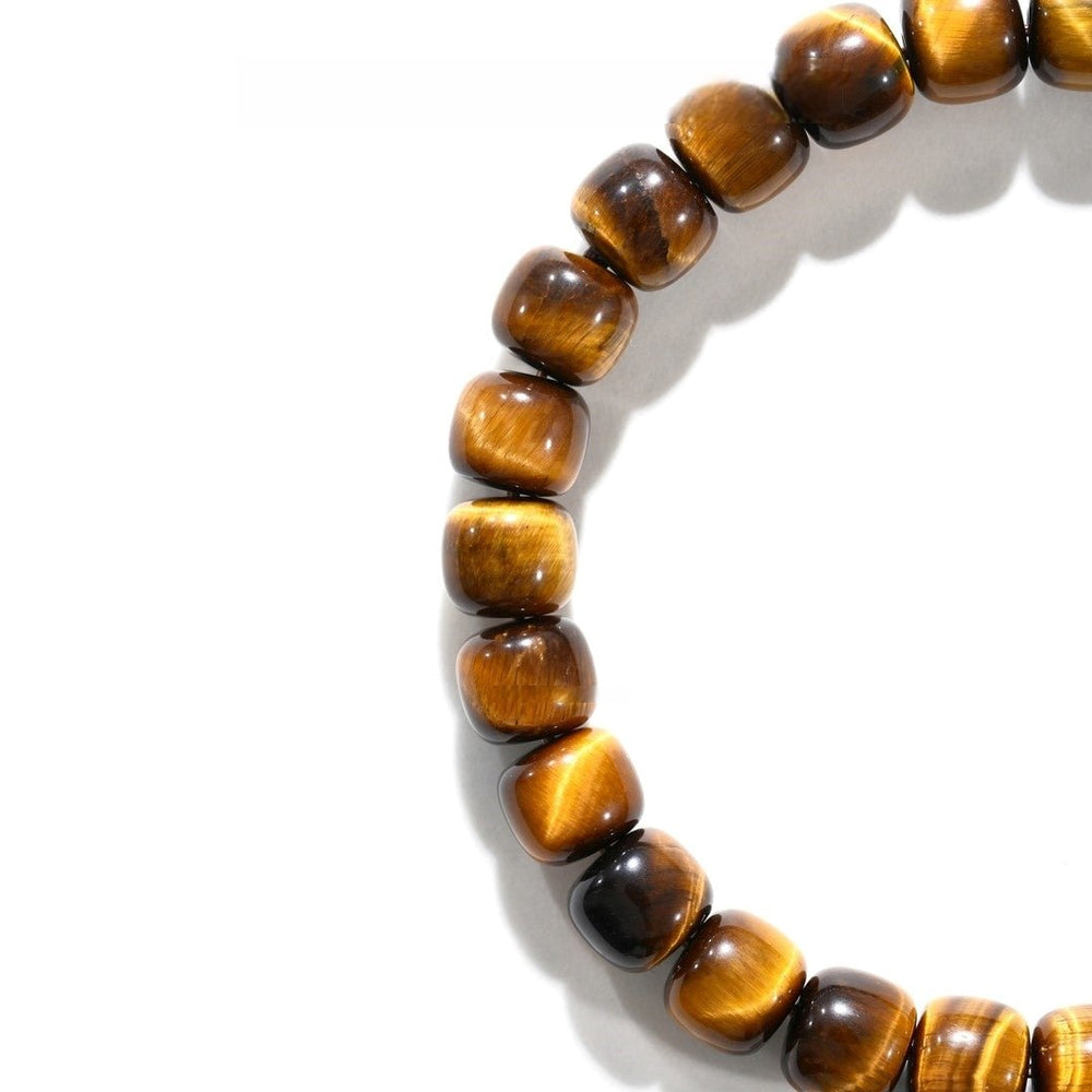 Tibetan Blessed Tiger’s Eye Bracelet for Business Prosperity - view 2