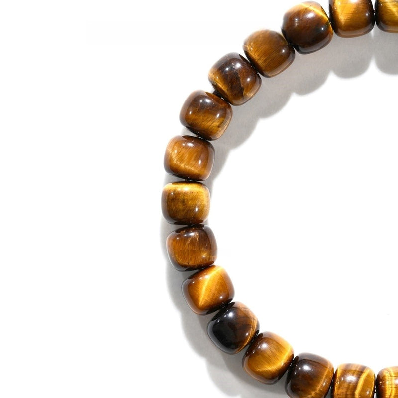 Tibetan Blessed Tiger’s Eye Bracelet for Business Prosperity - Buddhabelief