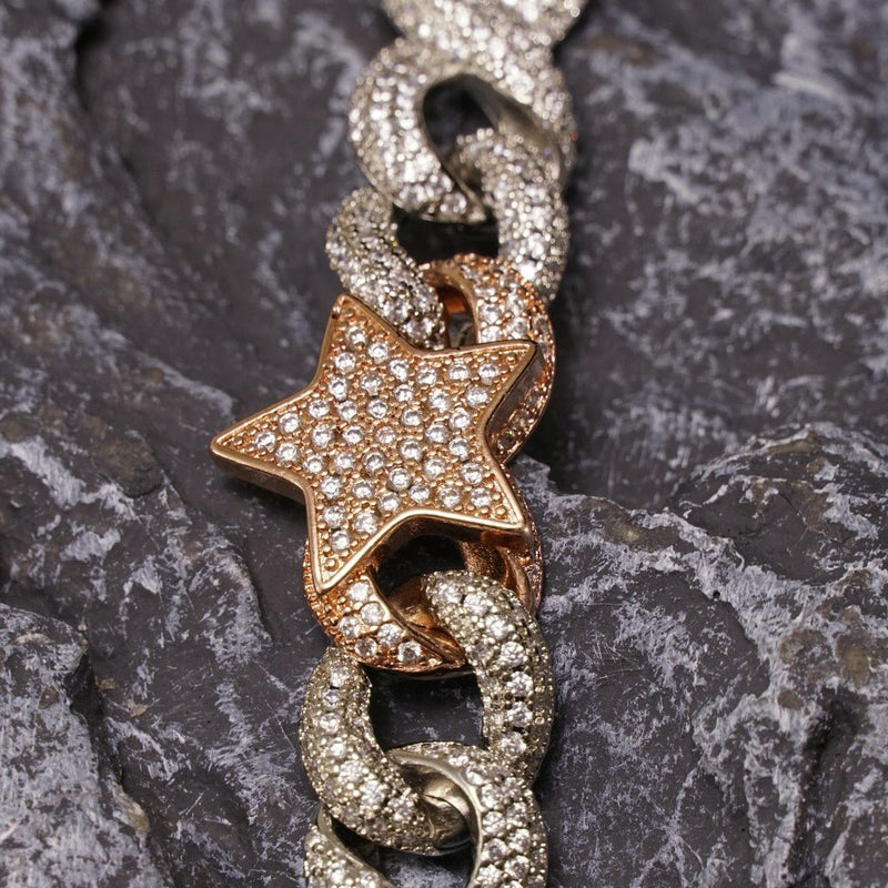 "Vision 2026" Pentagram Eye Cuban Link Chain (Opium Aesthetic Streetwear) - Buddhabelief